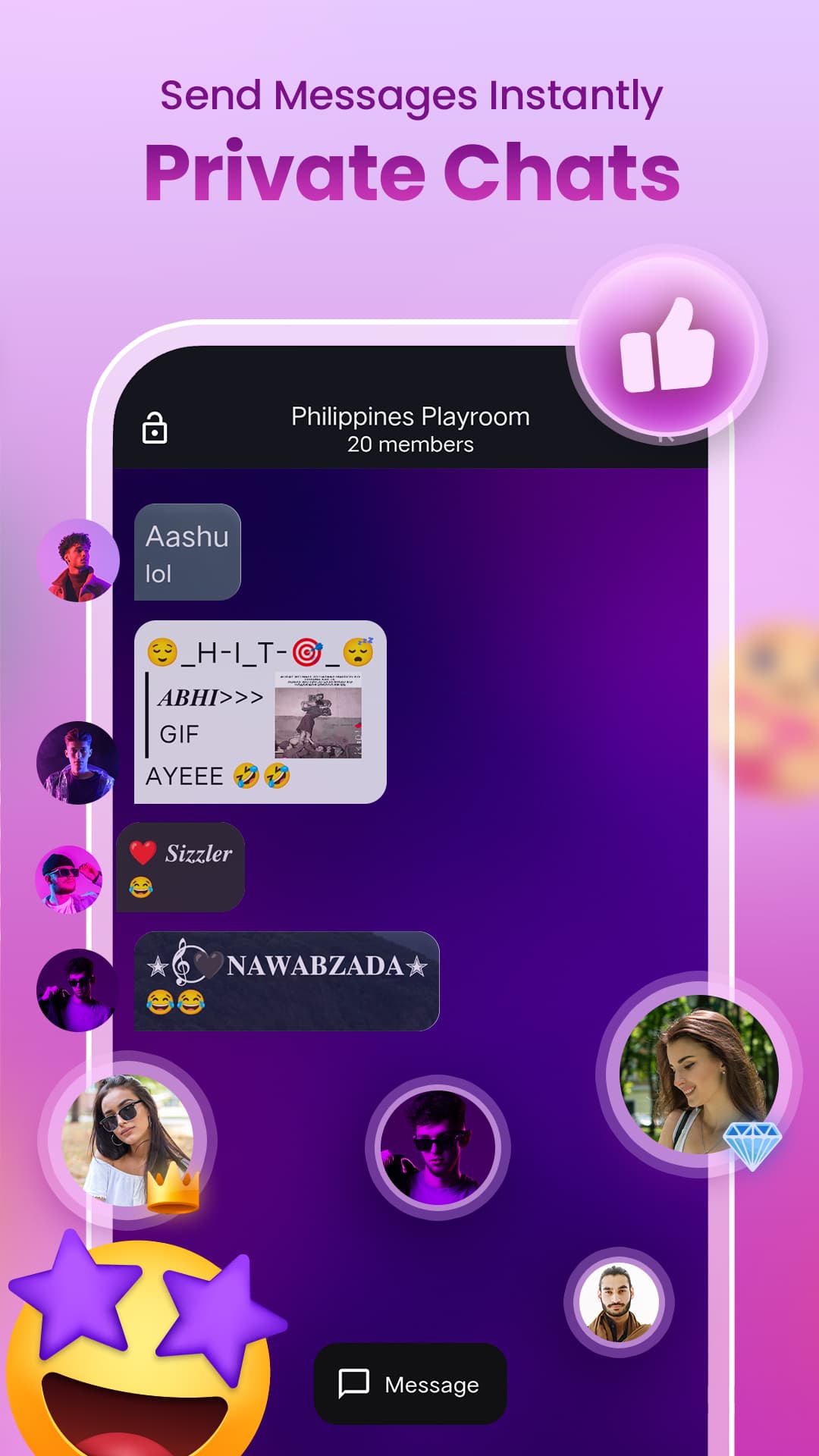 Private Chats Interface